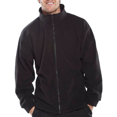 Fleece Jacket Black Small
