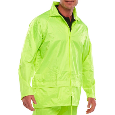 Nylon Jacket Hi Viz Yellow Medium