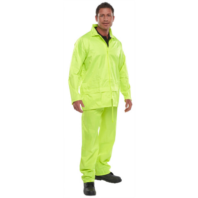 Nylon Hi Viz Suit Yellow