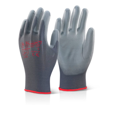 PU Coated Glove Grey Small