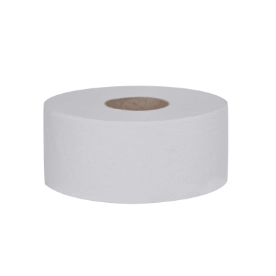 2 Ply 300m White Jumbo Toilet Rolls 60mm Core