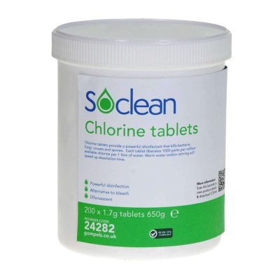 Chlorine Bleach Tablets (tub 200)