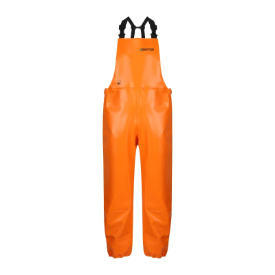 Chemsol HG Bib n Brace With Knee Patch And Internal Drip Strip Orange Size Medium