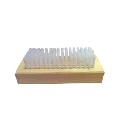 3 3/4' Wooden Nail Brush Nylon Bristle