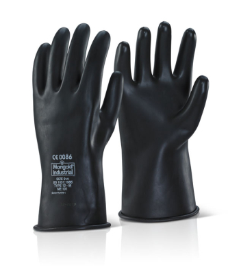 Industrial Latex Gloves Medium Weight 24' Size 10