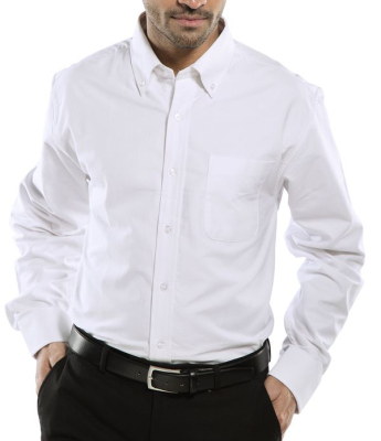 Oxford Long Sleeved Shirt White 17.5