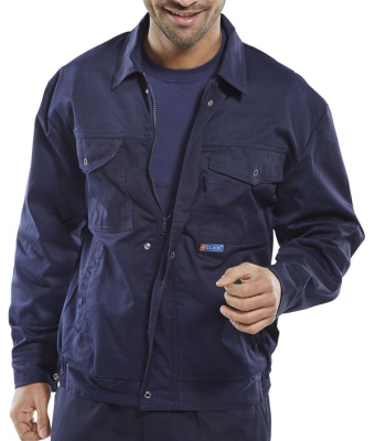 Polycotton Jacket Navy 46