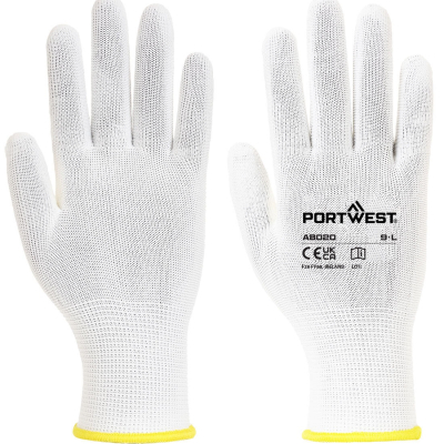 AB020 Assembly Glove White Size Medium