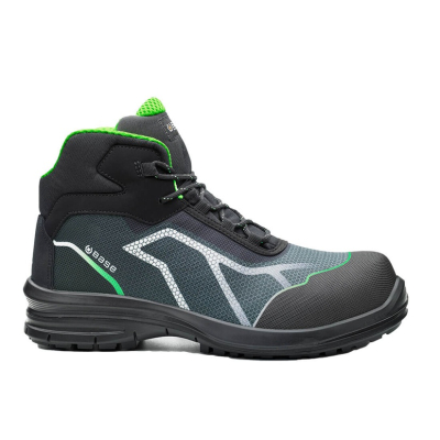 B0979 OREN TOP S3 SRC Black/Green Safety Boot