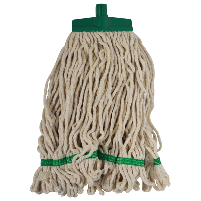 16oz Green Looped Cotton Kentucky Mophead