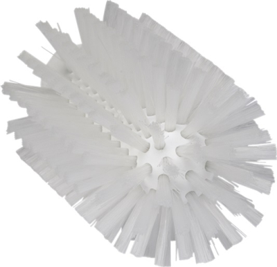 Vikan 77mm Dia Pipe Cleaning Brush Medium Bristle White