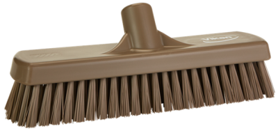 Vikan 300mm Hygiene Deck Scrub Stiff Brown