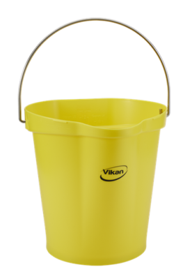 Vikan Hygiene Bucket 12 Litre Yellow