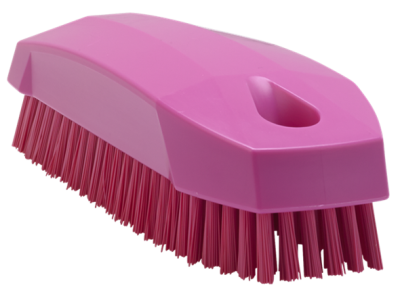 Vikan 115mm Hygiene Nail Brush Pink