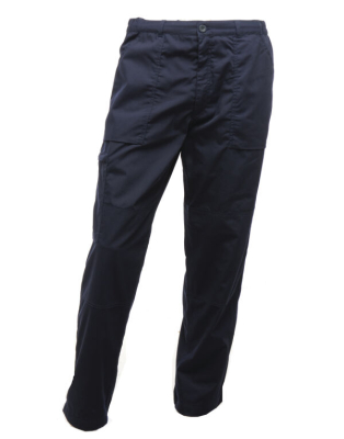 Action Work Trousers Tall Lined Navy 46Inch
