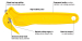 Disposable Film Cutter Yellow